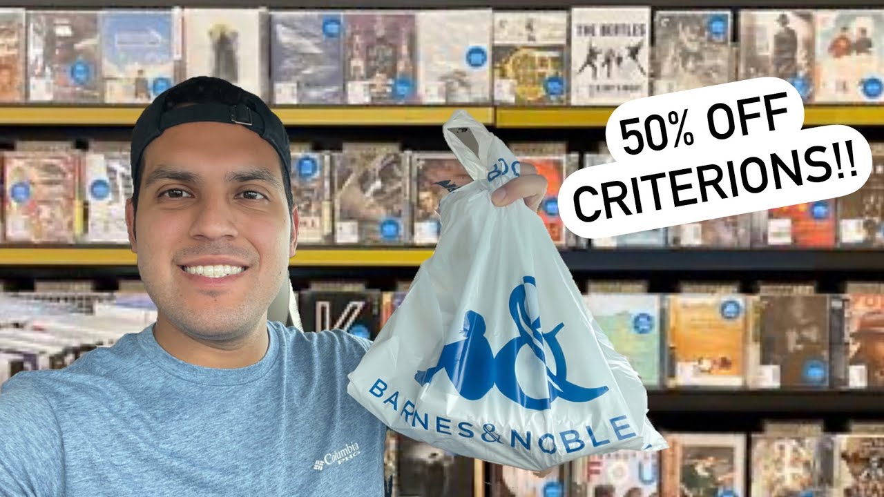 Barnes & Noble Criterion Sale Vlog (July 2023) | Is B&N Getting Rid of Criterions??