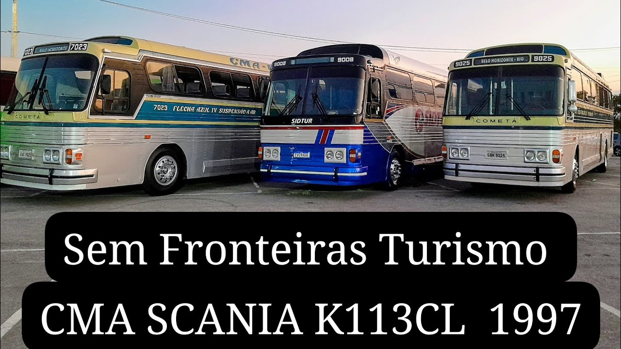 Apresentando: Sem fronteiras Turismo 9023 CMAFlecha Azul VII SCANIA K113 CL 4X2 360 ANO 1997