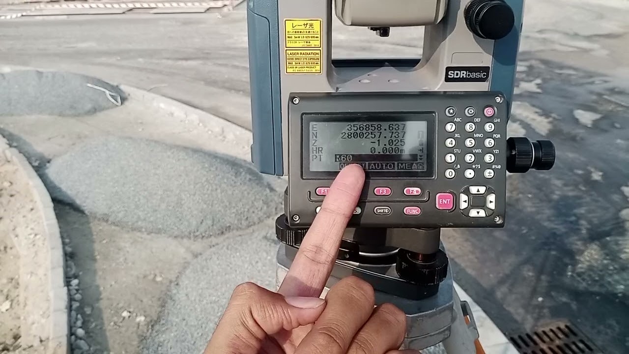 How_ to _make _new_ control _point_In_ Sokkia_ Total_ Station_ IM-50 _Series.