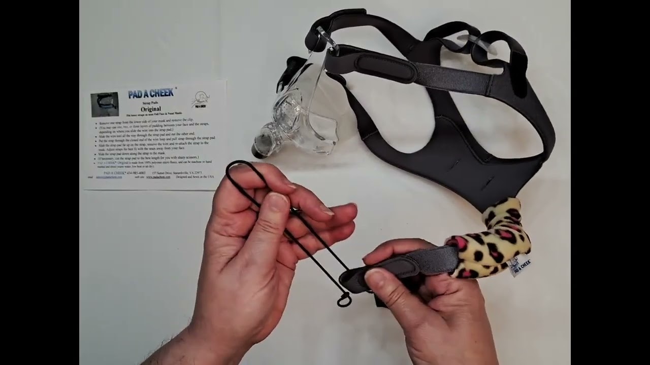 Pad A Cheek Fleece CPAP Headgear Strap Wrap User Guide from CPAPXchange