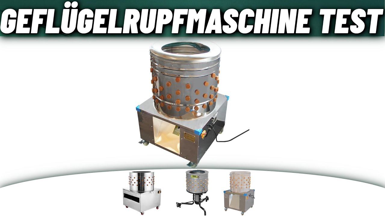 ▶ Geflügelrupfmaschine Test 2025 | 3 Beste Geflügelrupfmaschinen