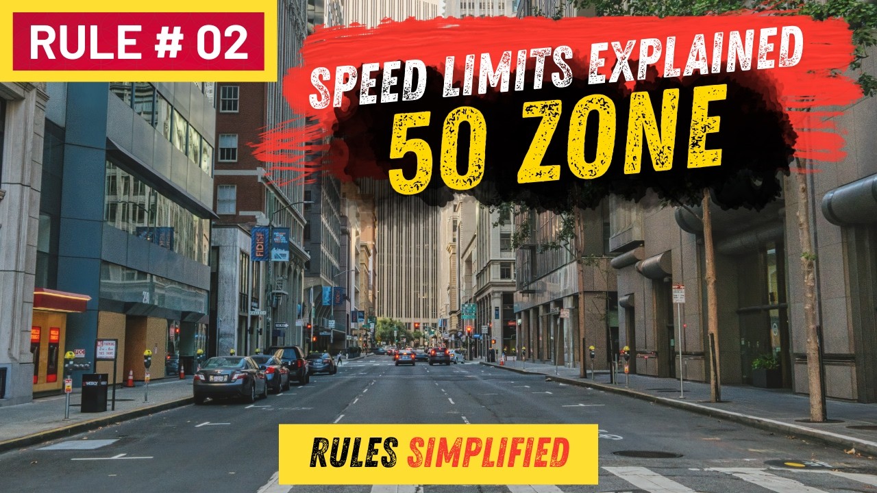 50 Zone | Driving Rules in Germany 🇩🇪