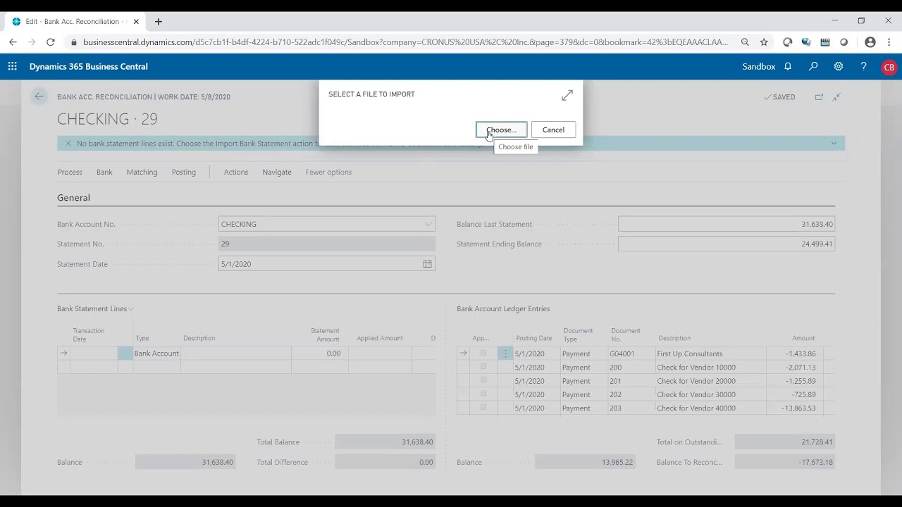 Bank Reconciliations in Dynamics 365 Business Central | Western Computer