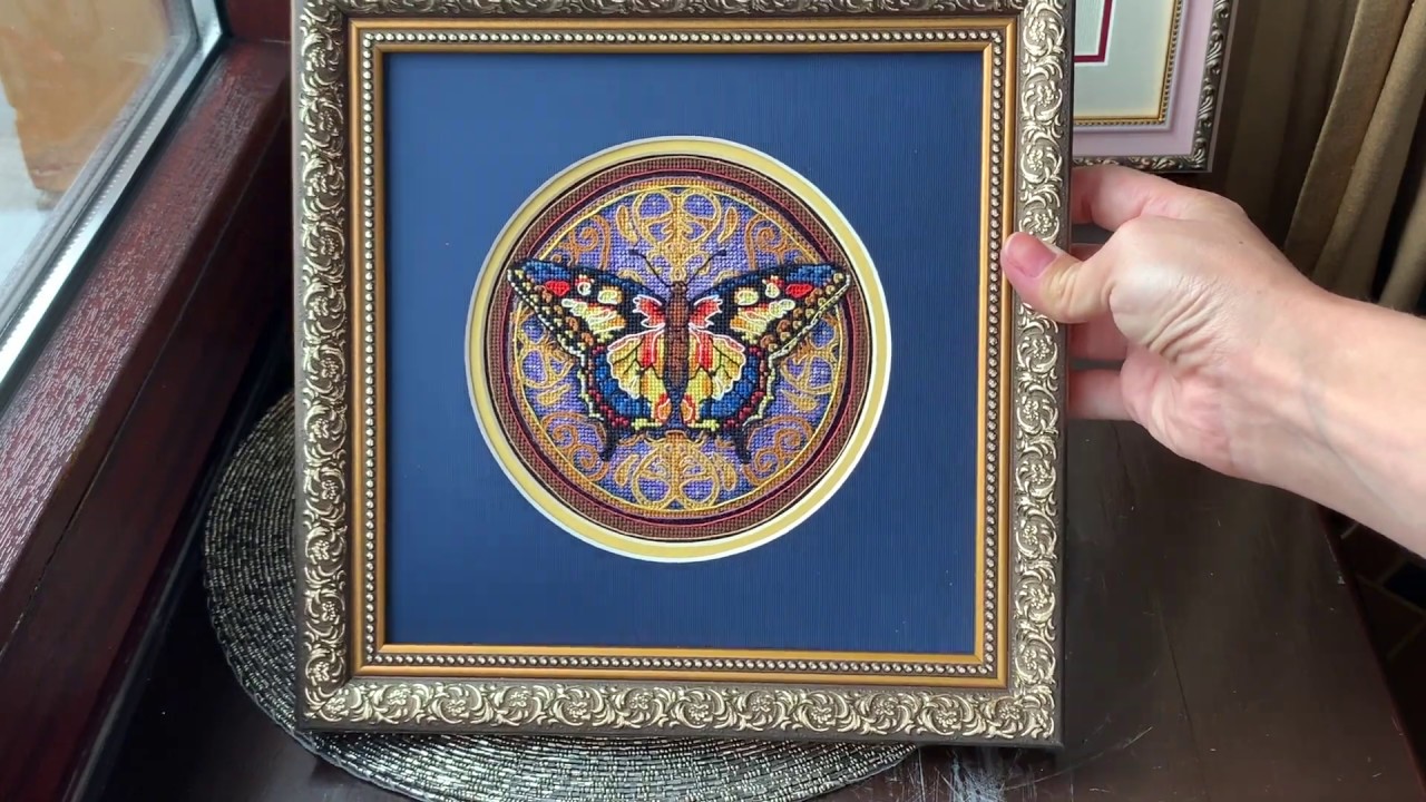 285. ОФОРМЛЕННЫЕ РАБОТЫ Дименшенс, мое вышивальное место