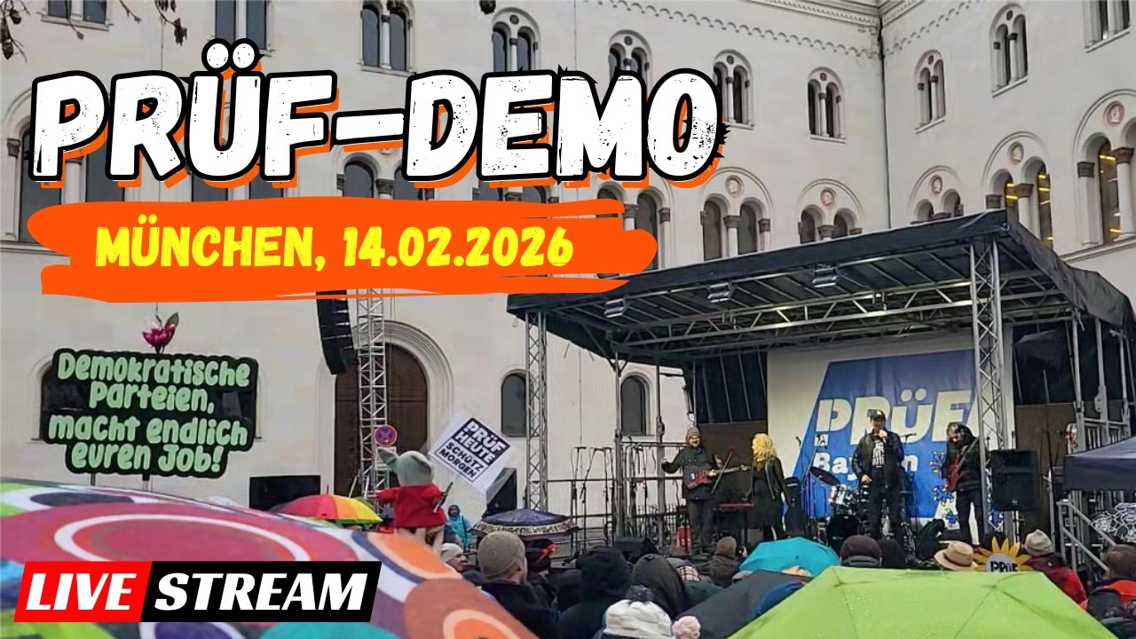 PRÜF-Demo am Valentinstag 💘 #Bundesrat, mach uns einen Antrag! [14.02.2026] #PRÜF #München