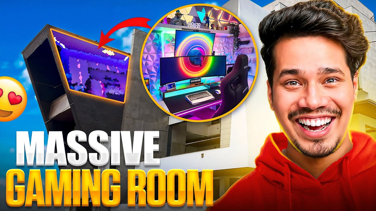 GAMING ROOM Is Almost Complete 😍| New House Tour