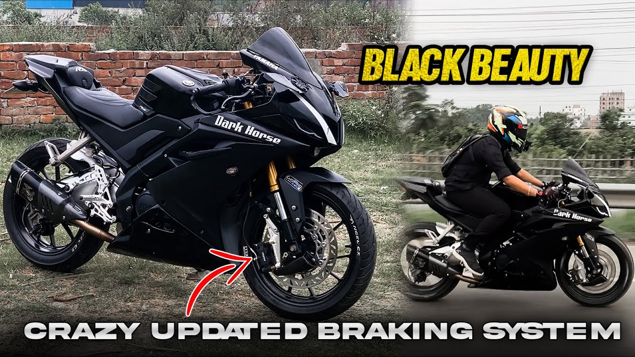 Crazy Breaking System In R15 V3 🔥Modified Yamaha R15 V3 