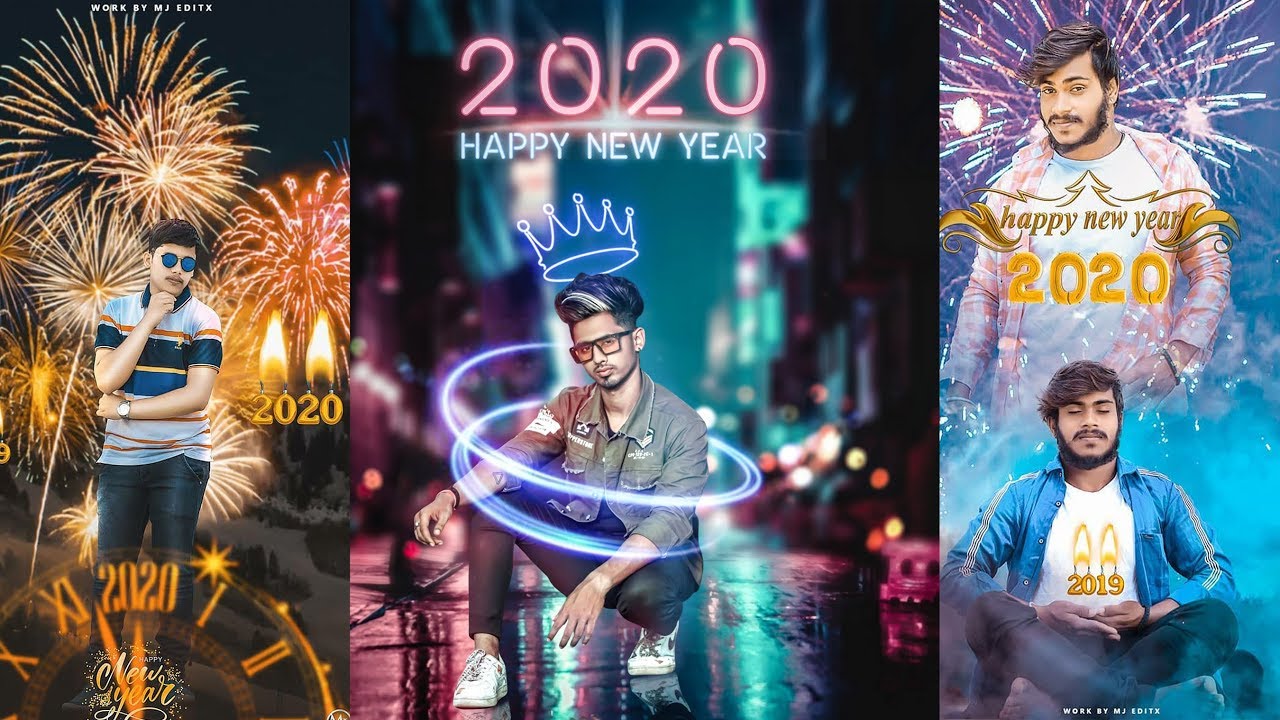 🔥Happy New year 2020 photo Editing Picsart, New year best 2020 photo Editing