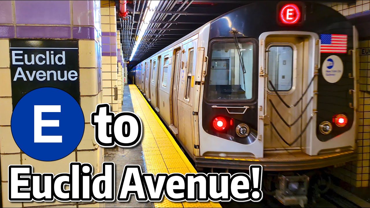 ⁴ᴷ⁶⁰ E Train Rerouted via the C Line to Euclid Avenue