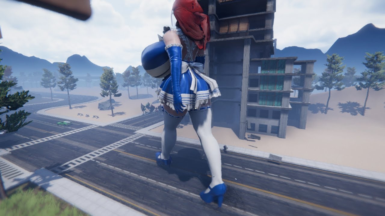 Giantess Maid Growth in the City [