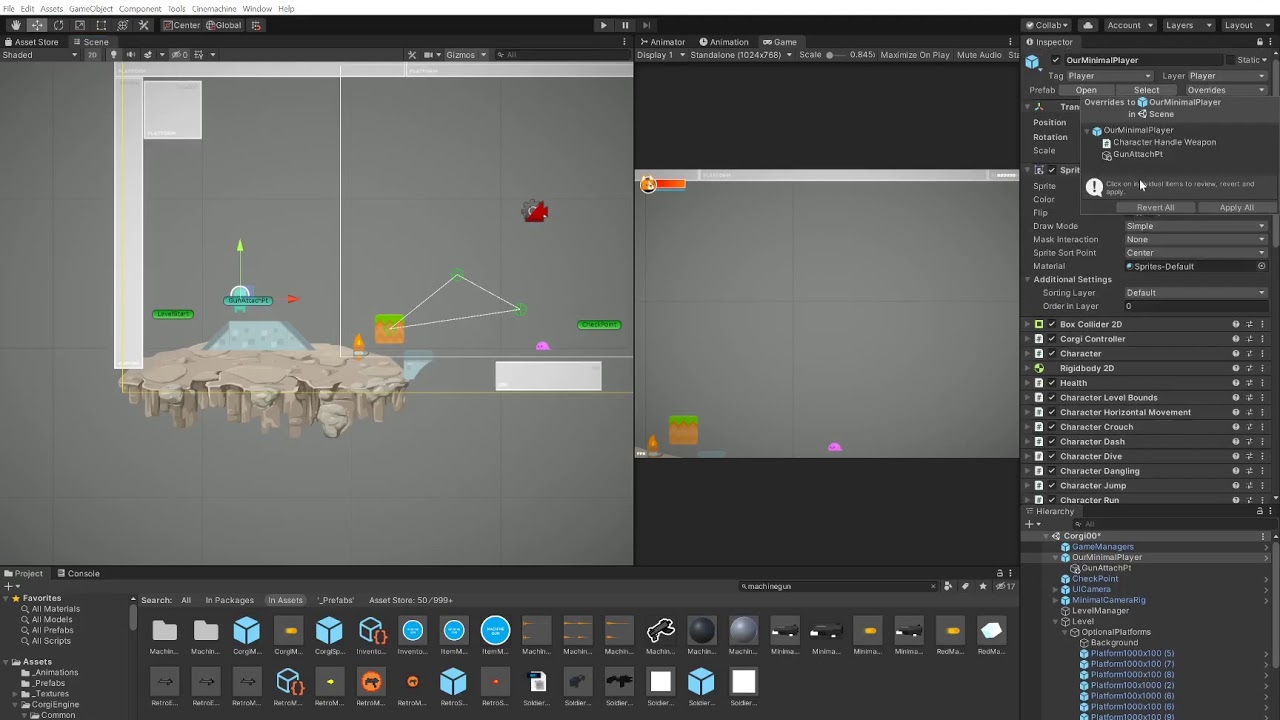 Game Dev 101   Corgi AI and Weapons