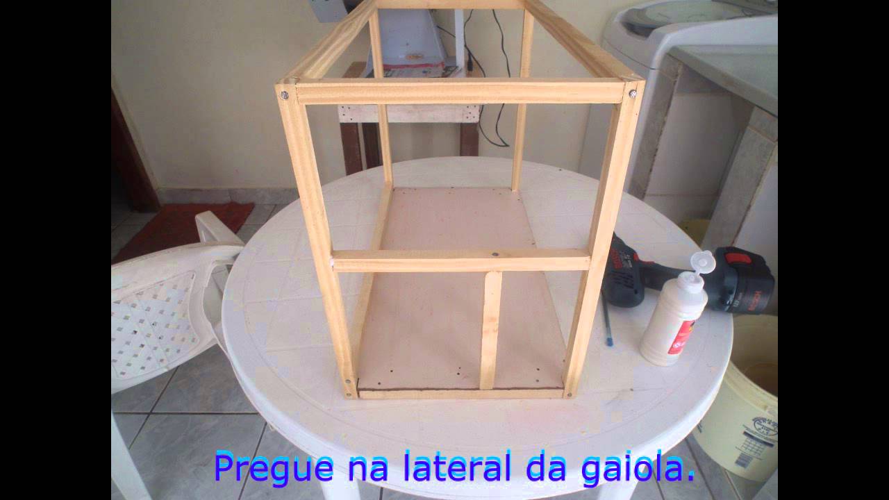Como fazer uma gaiola de forma f&aacute;cil e r&aacute;pida
