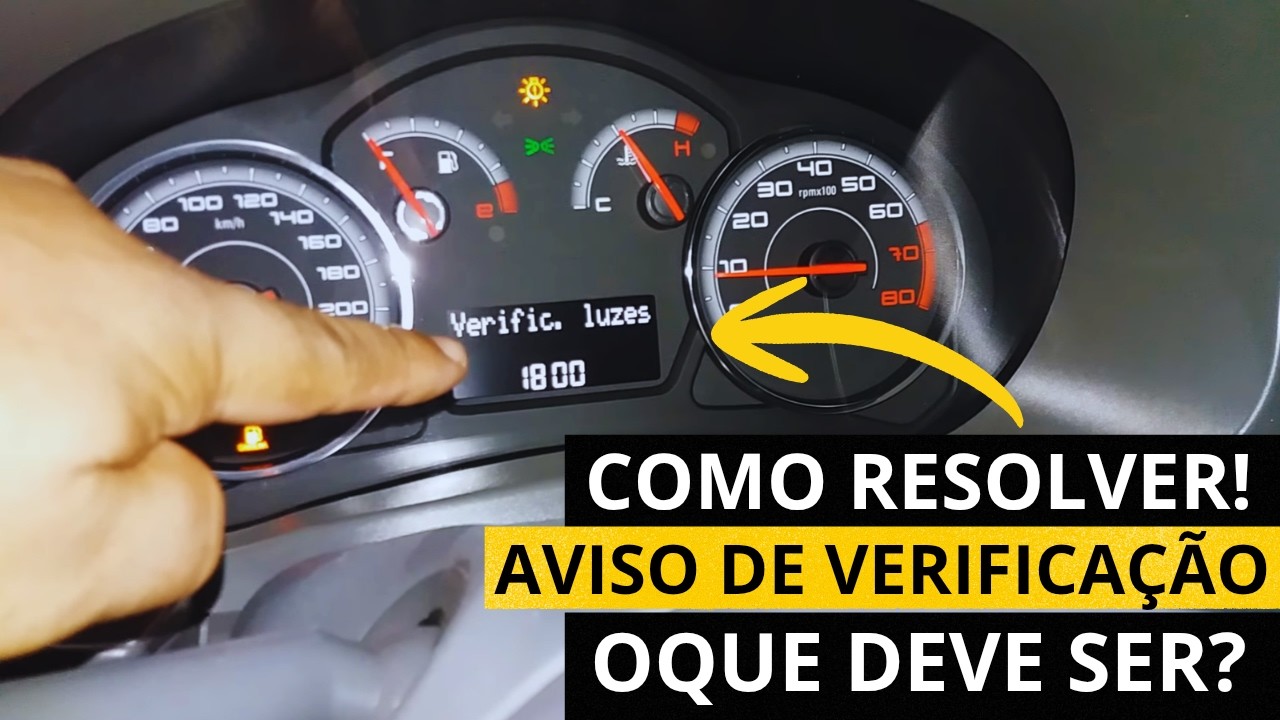 O QUE É, E COMO APAGAR DO PAINEL O ALERTA, VERIFIQUE LUZES DE POSIÇÃO PALIO UNO STRADA SIENA PUNTO!