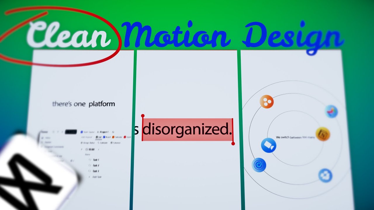 Clean Motion Design in CAPCUT | Start Like a Pro in 2026