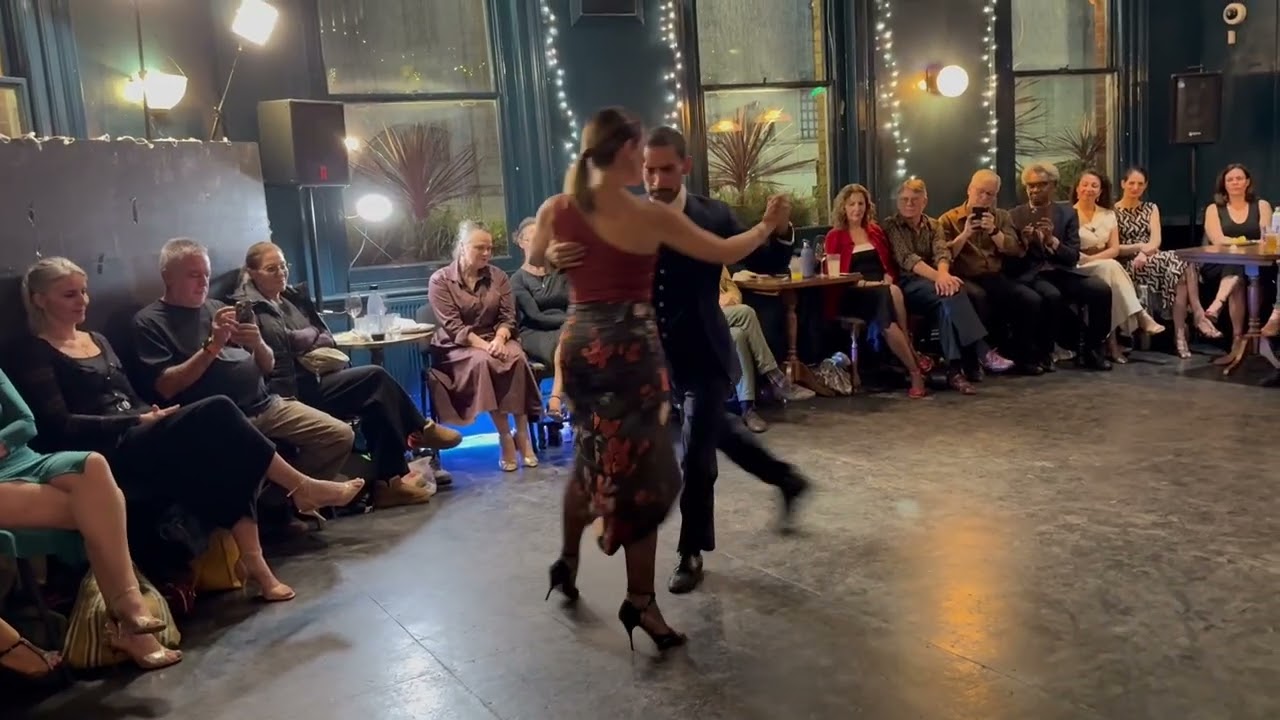 Juan and Stefania dancing in Tango178 London