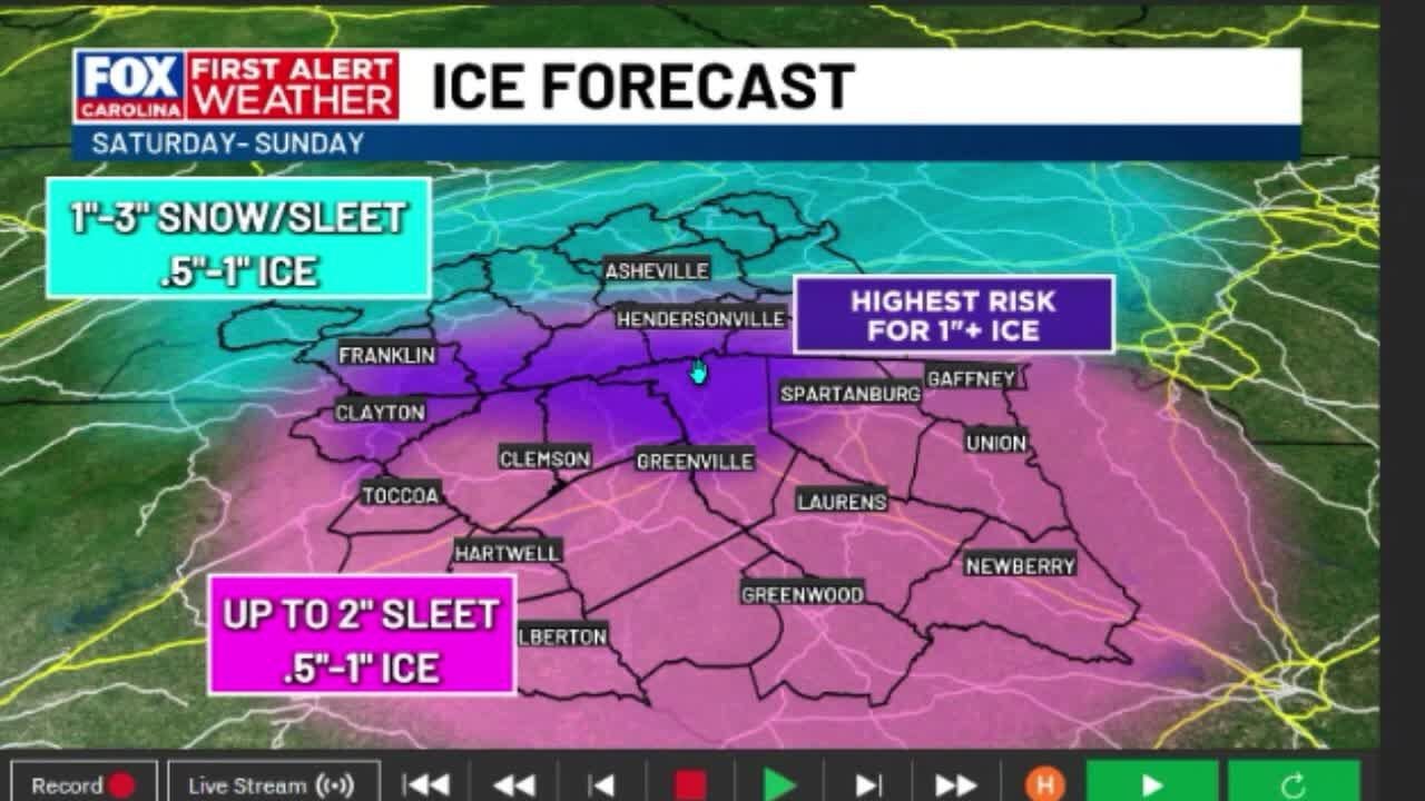 Update on winter storm coming to Upstate