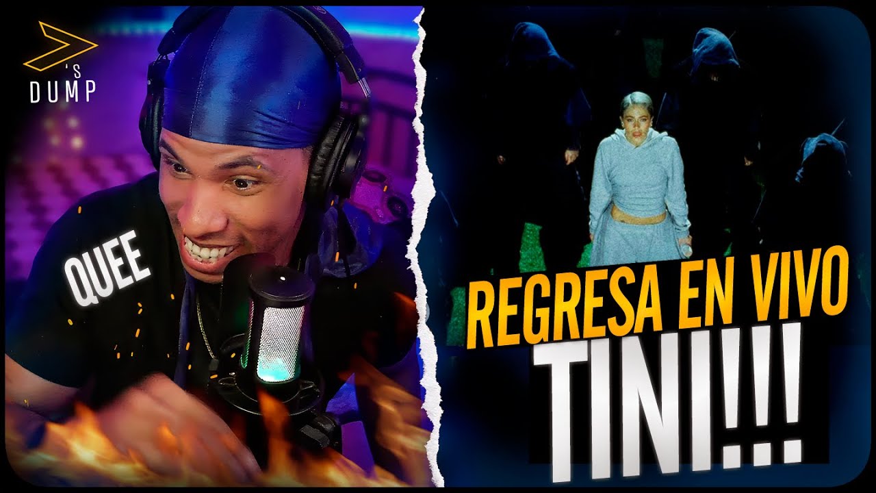 EL REGRESO!!! TINI - posta + ni de ti en vivo Reaccion