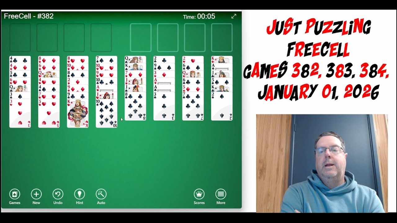 Learning Freecell By Doing and Explaining Games 382, 383 and 384