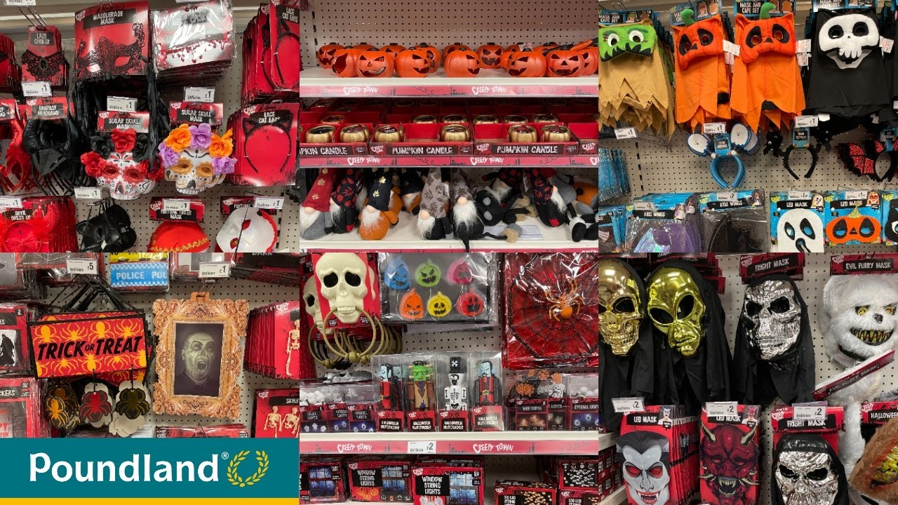 POUNDLAND HALLOWEEN COLLECTION OCTOBER 2021 | POUNDLAND SHOPPING HAUL | TRAVELANDSHOP WITH ME