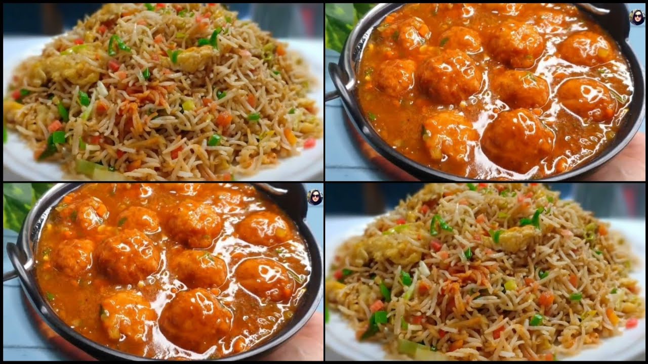 Egg Fried Rice Aur Chicken Balls Manchurian Restaurant Style ❤️ | Combo Recipe ❤️