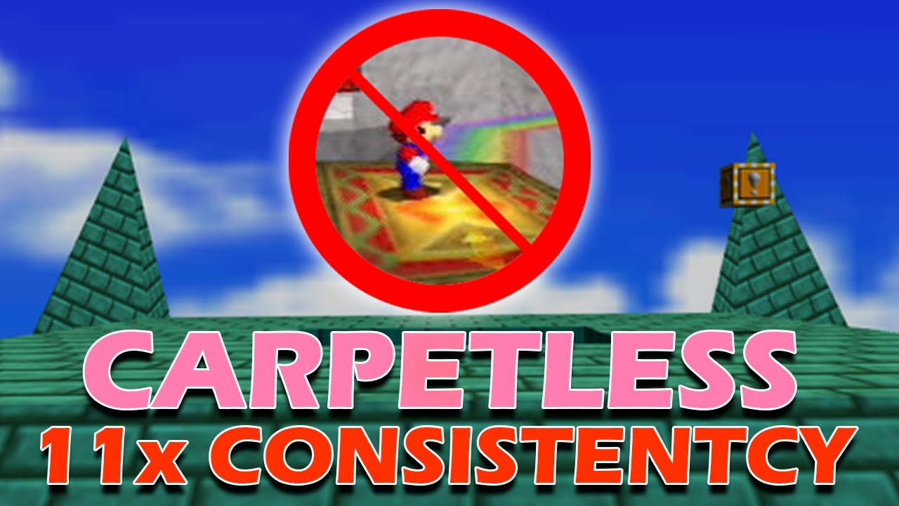 Super Mario 64: CARPETLESS DONE 11 Times in a row