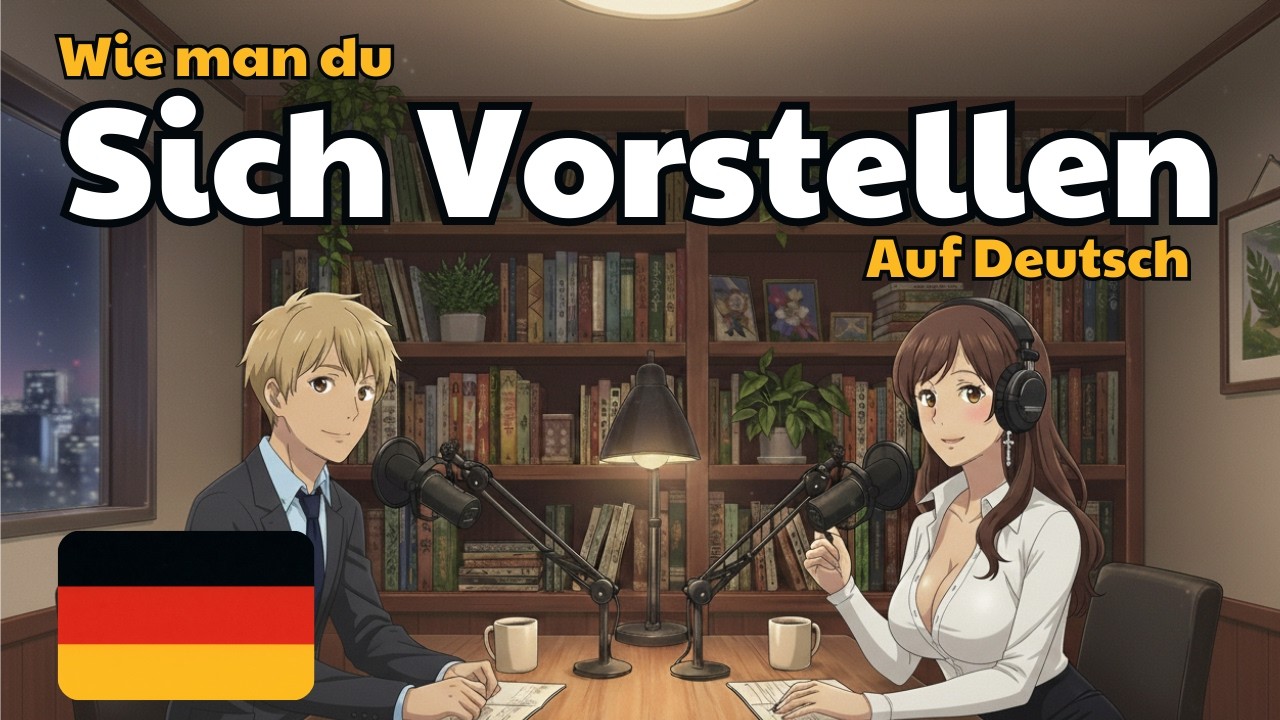 Wie du dich auf Deutsch vorstellst | Einfache Dialoge für Anfänger | Deutschlern-Podcast