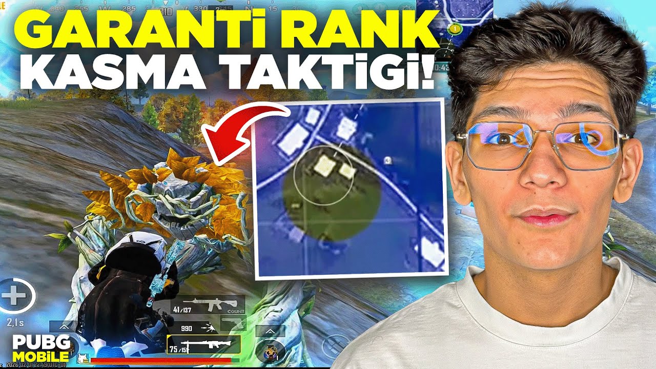 GARANTİ RANK KASMA BUGU! ALAN DIŞINDA HAYATTA KALMA - PUBG MOBİLE