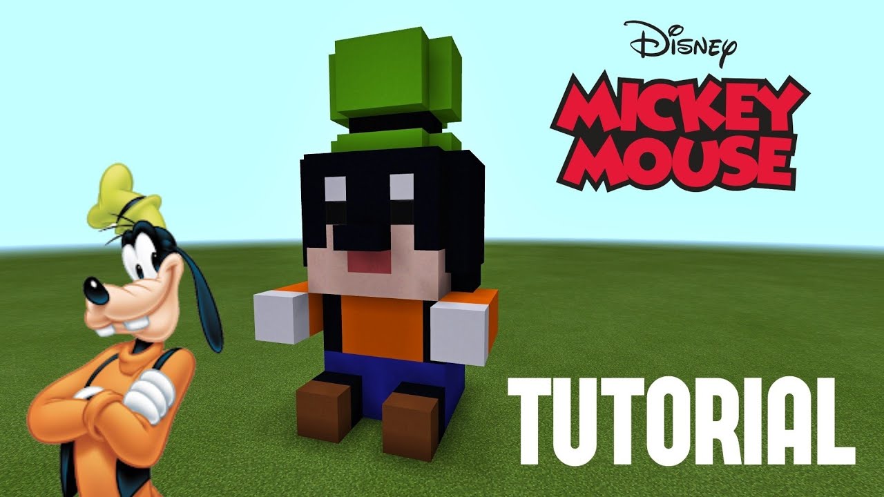 Minecraft Tutorial: How To Make A Goofy Plush Statue (Waistcoat/None)