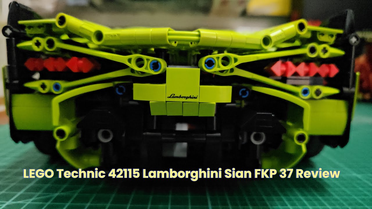 (2020) LEGO Technic 42115 Lamborghini Sian FKP 37 Build & Review