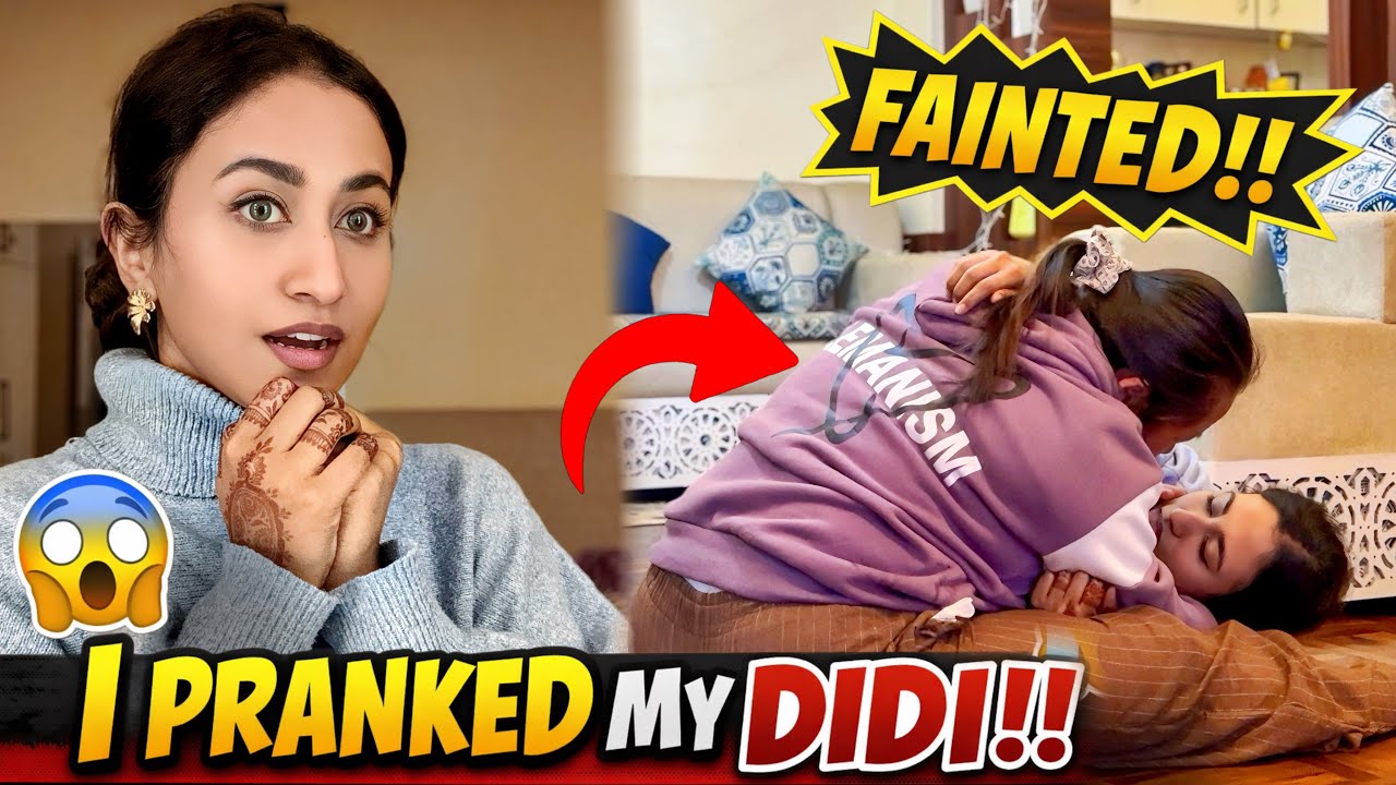THIS PRANK MADE MY DIDI CRY 😭 FELT SO BAD FOR HER #alizehjamali 