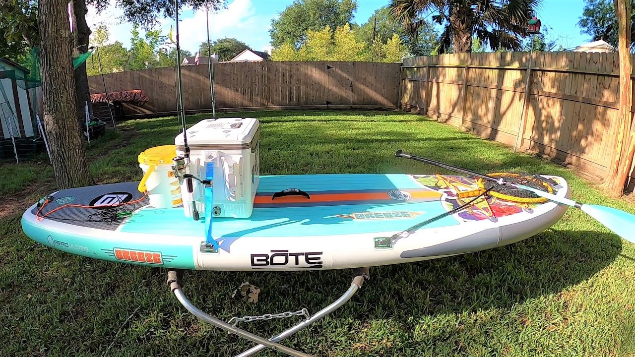 How I set up my Paddleboard for fishing