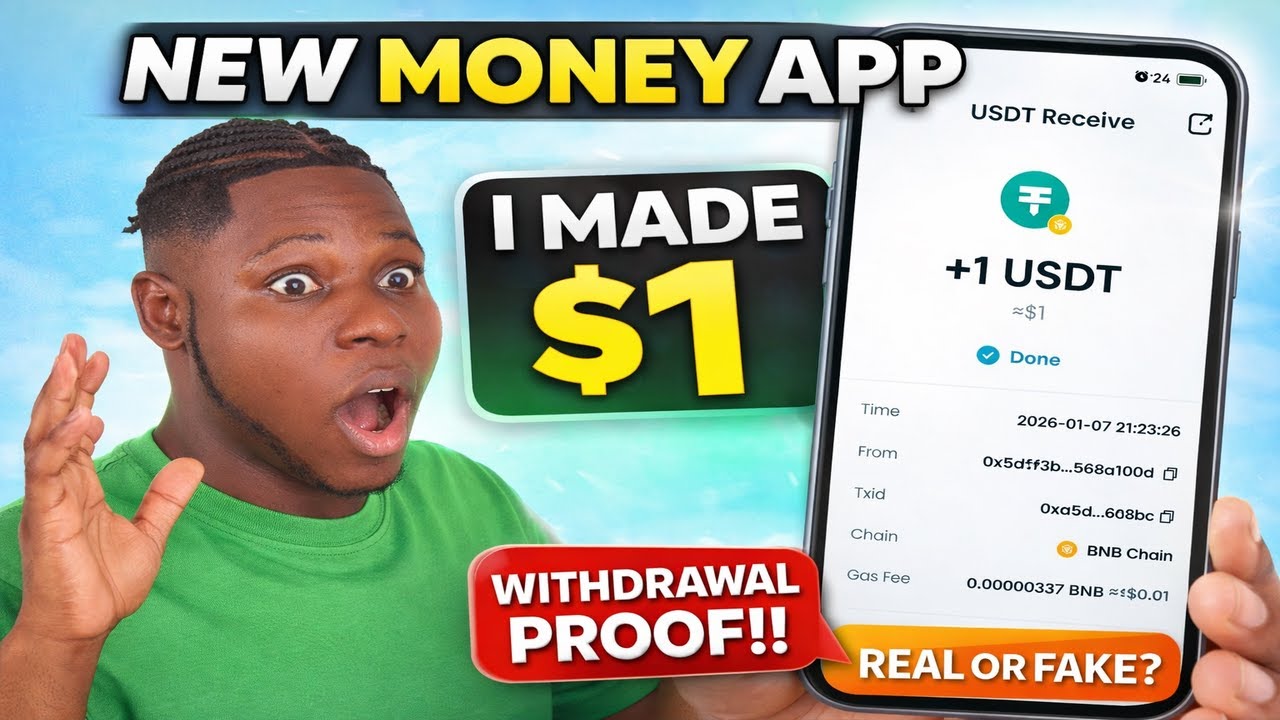 New Money Earning App Today (Review) | I Tested It & Made $1