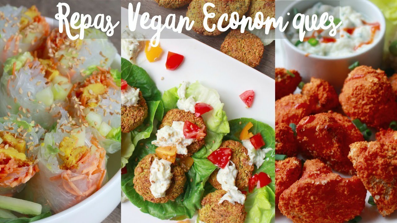 IDÉES DE REPAS ÉCONOMIQUES | VEGAN & SAIN