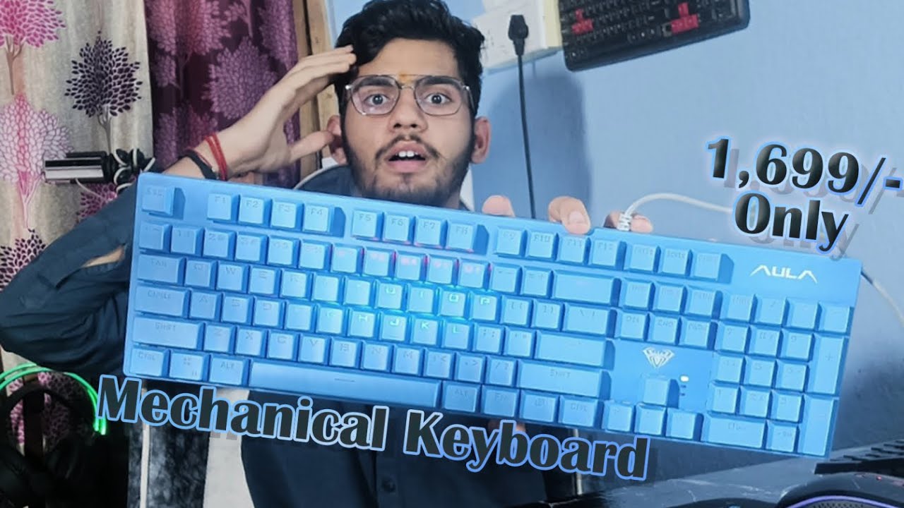 AULA S2022 MECHANICA;L GAMING KEYBOARD UNDER 1699/- Only || Best Budget Gaming keyboard 