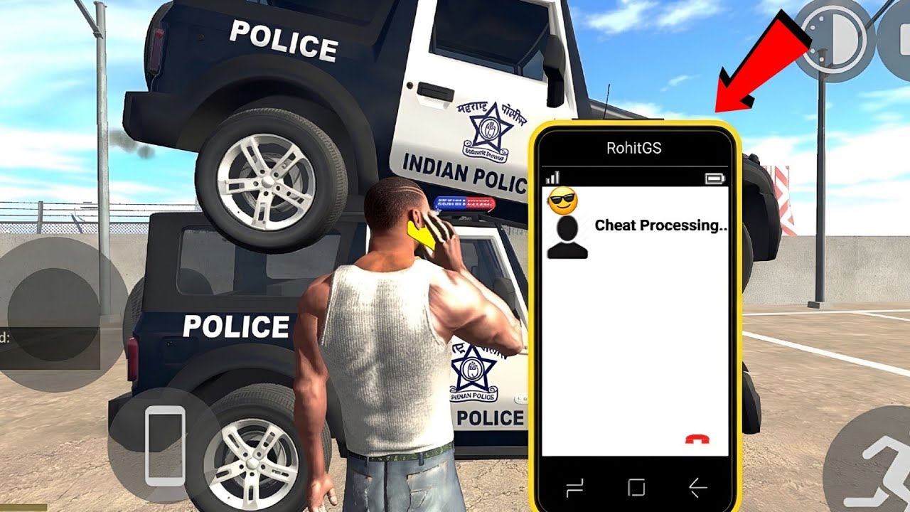 Indian Bike Driving 3D POLICE THAR Cheat Code | Indian Bike Driving 3D New Update All Cheat Code 