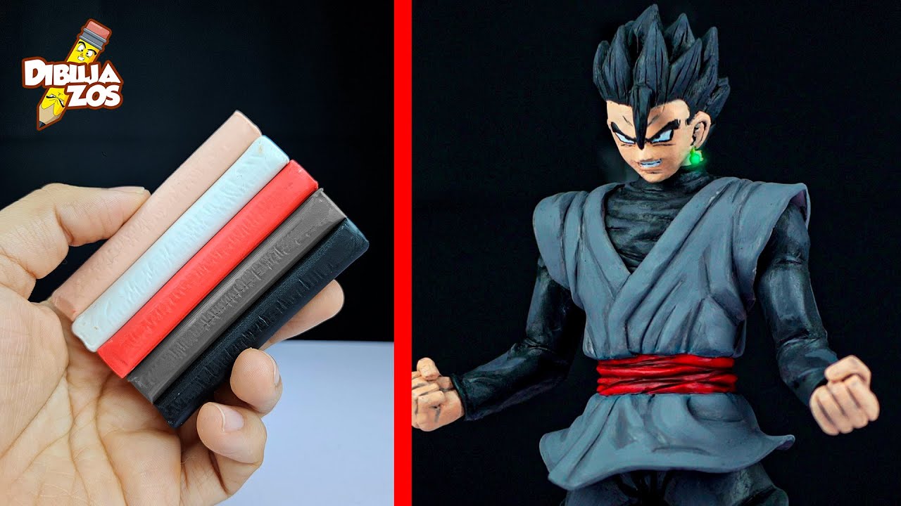 E S E N C I A 🔥 | HICE UN GOHAN BLACK DE PLASTILINA ESCOLAR 🤯