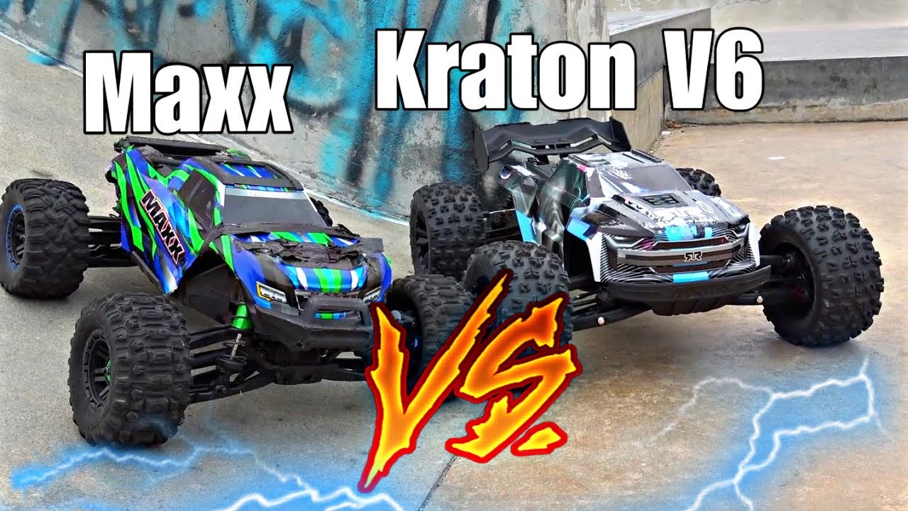 New Arrma Kraton V6 VS Traxxas Maxx!!!