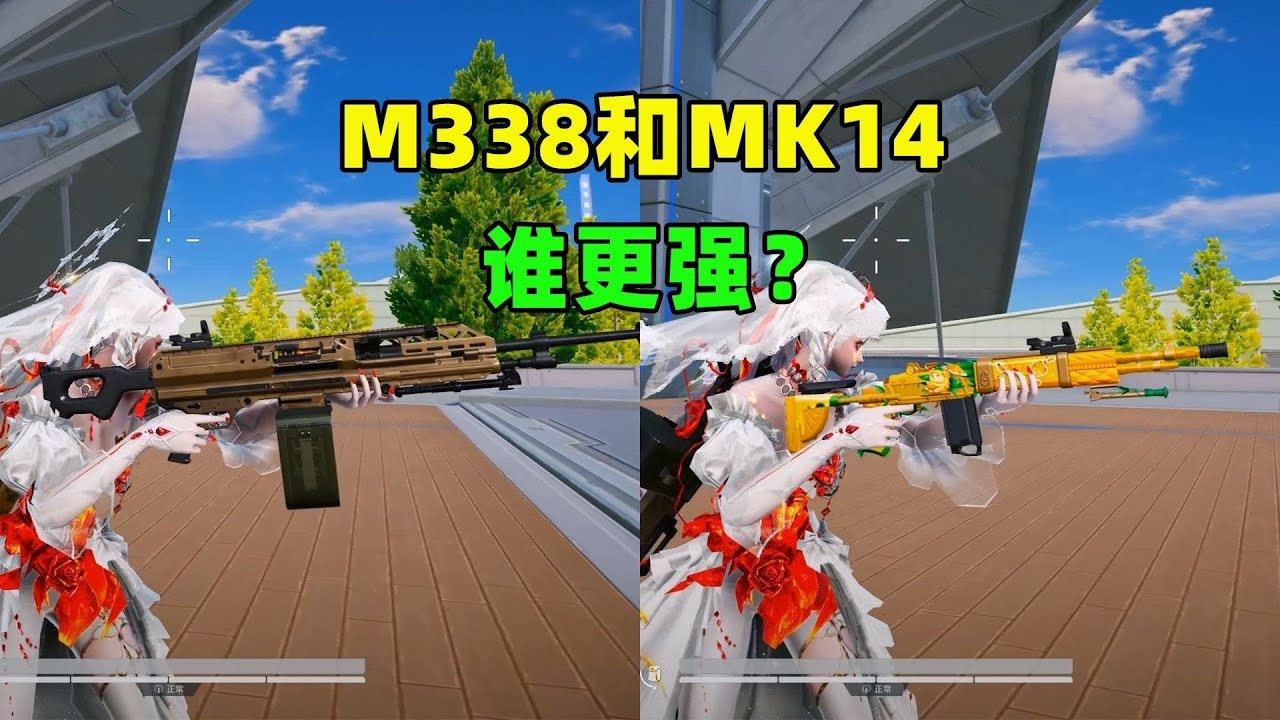 数据说话！M338与MK14全维度对比，你的打法该选哪把？