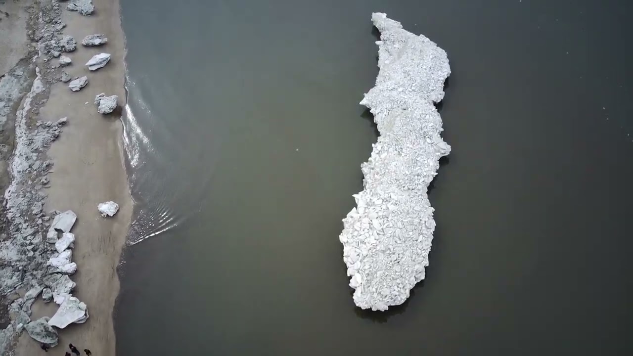 Floating Ice Fly By - Villas, NJ