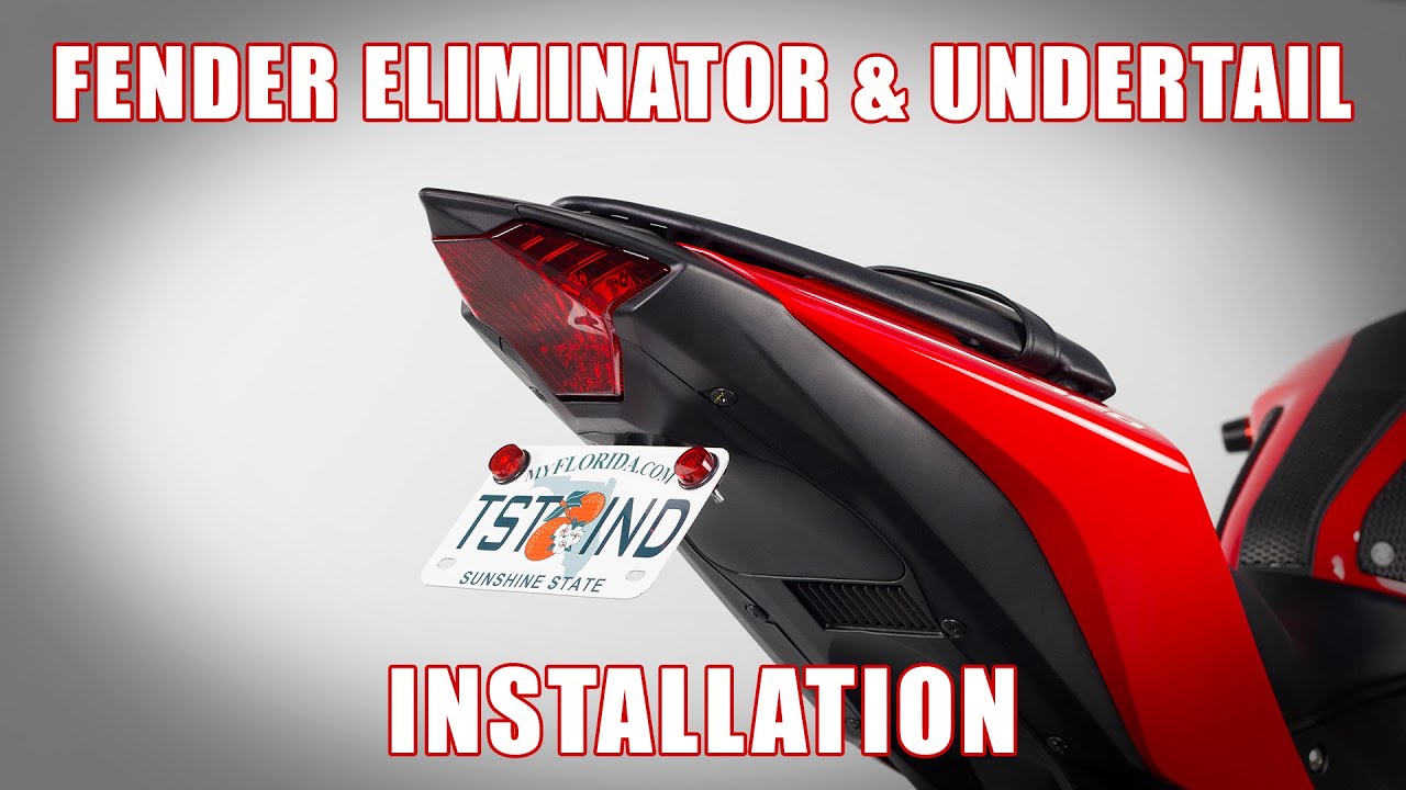 Часть 1: Как установить Fender Eliminator и нижнюю часть на Yamaha YZF-R3 2015+ от TST Industries