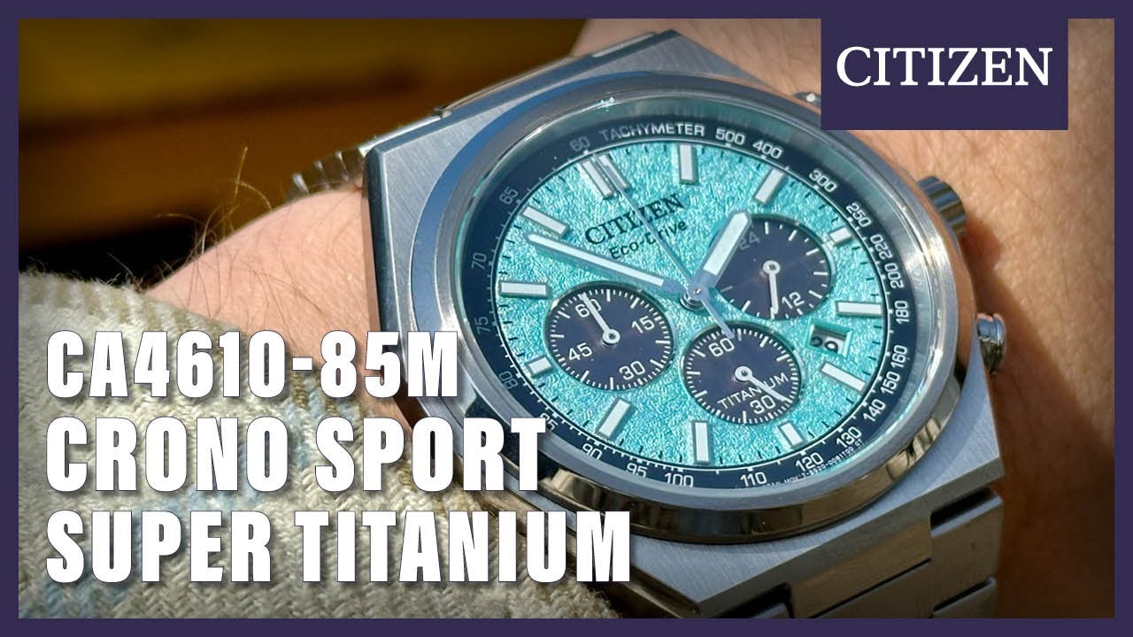 Unboxing The Citizen Crono Sport CA4610-85M