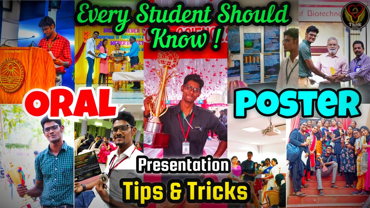 What is Oral / Poster Presentation? | Tips & Tricks | Tamil | Conference, Seminar | ThiNK Biology