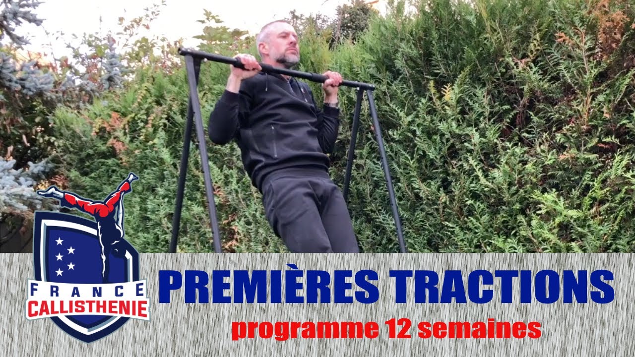 Callisthénie : Réussir mes premières tractions ! programme 12 semaines