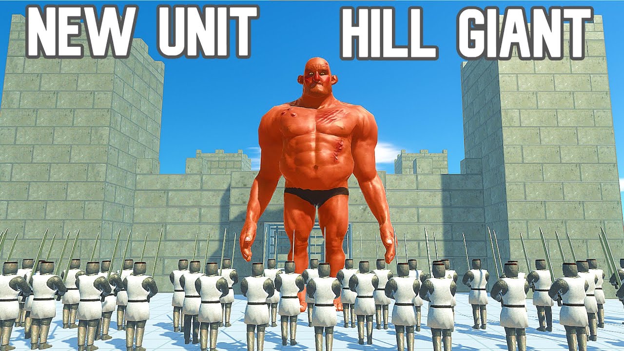New Unit HILL GIANT defending CITADEL - animal revolt battle simulator hill giant - animal revolt