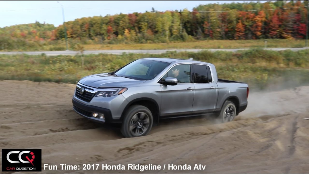 Honda Ridgeline + Honda ATV = Having Fun!