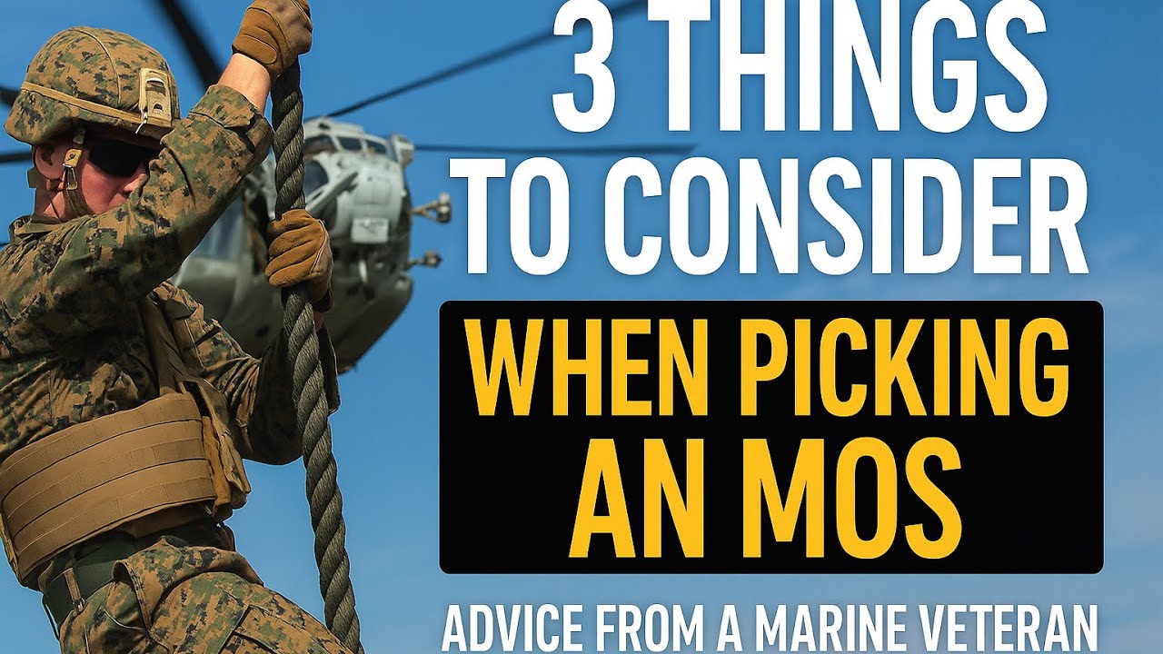 Don&rsquo;t Pick the Wrong MOS &mdash; What Every Future Marine Needs to Know