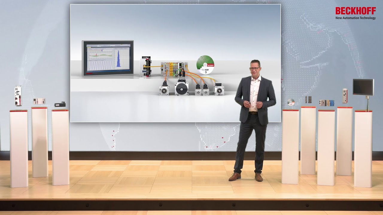 Compact, integrated servo drive for control cabinet-free machines