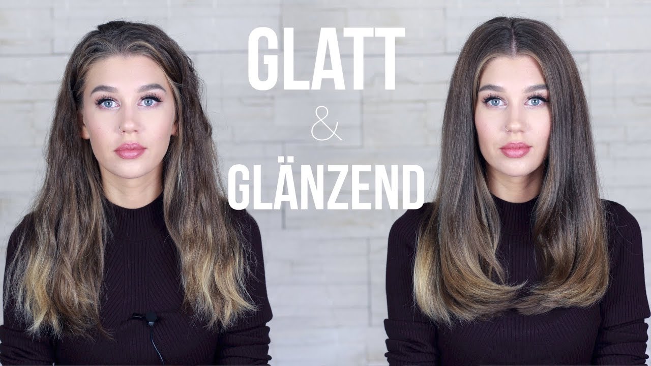 HAARE GLATT UND GLÄNZEND FÖNEN, meine TIPPS & TRICKS | HAARROUTINE