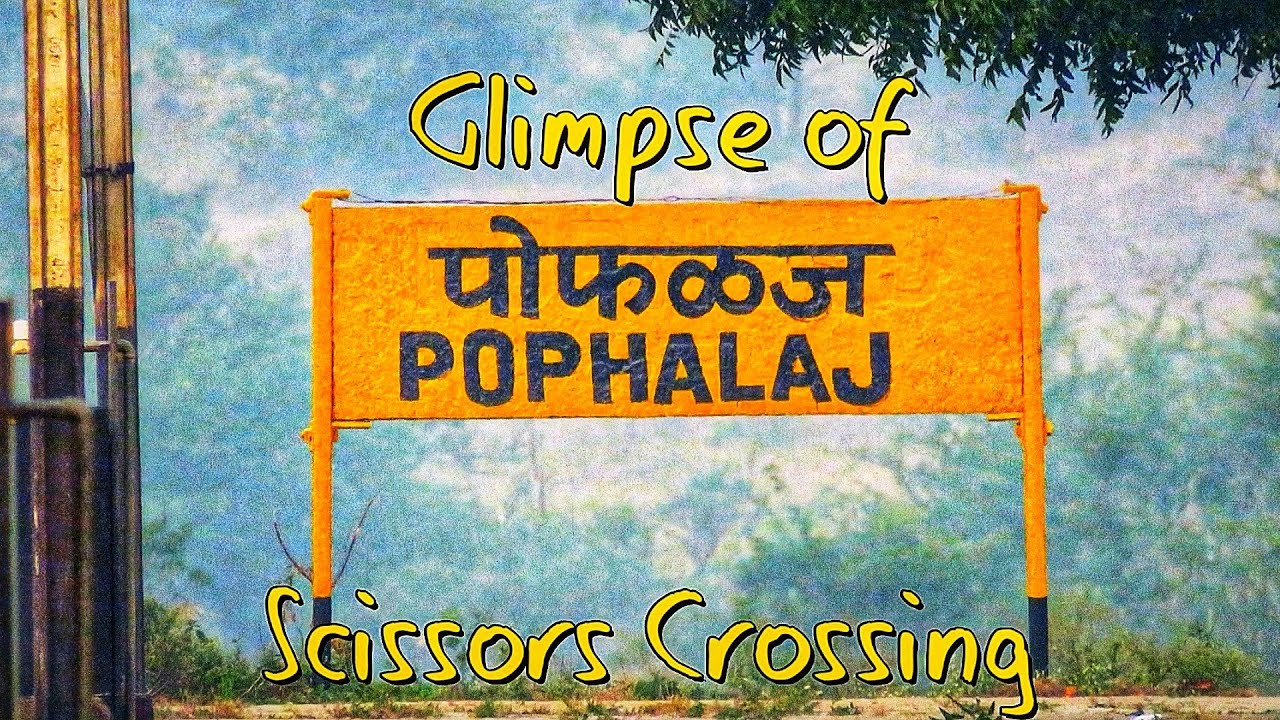 Most Epic TRAIN Crossing of Indian Railways | Scissors Crossing | Pophlaj