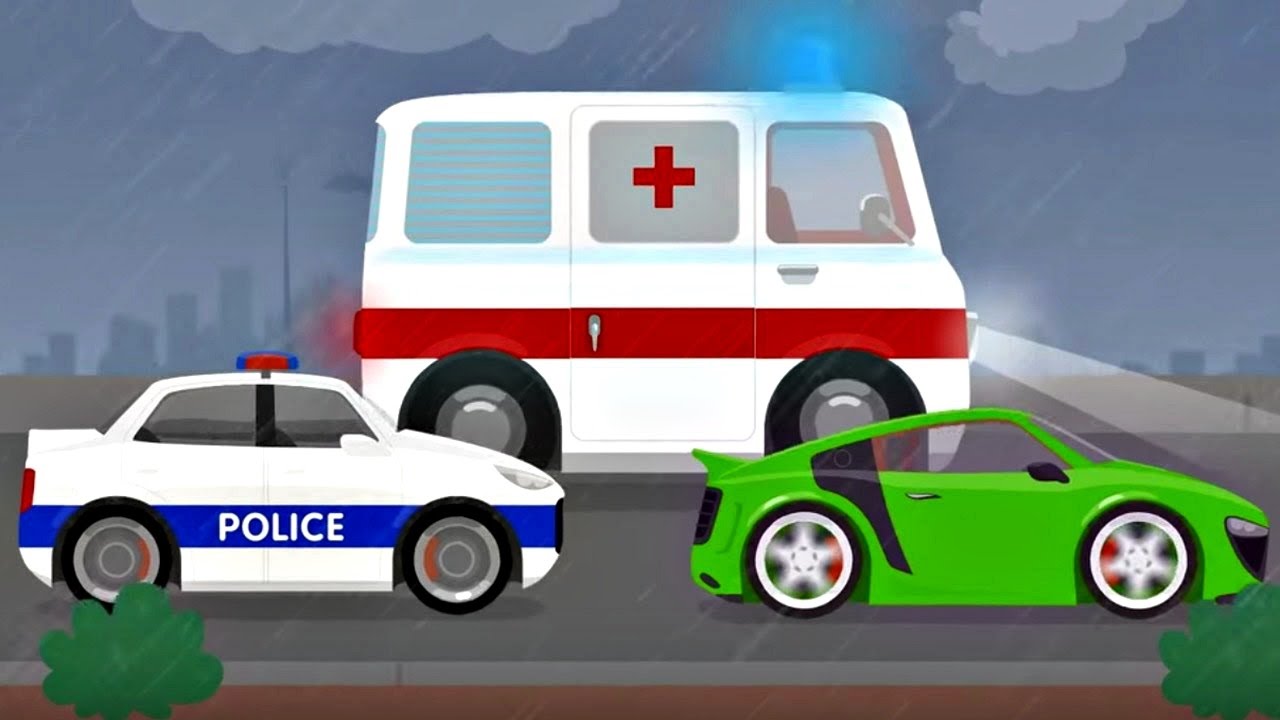 Dessin animé éducatif: ambulance pour le docteur McWheelie